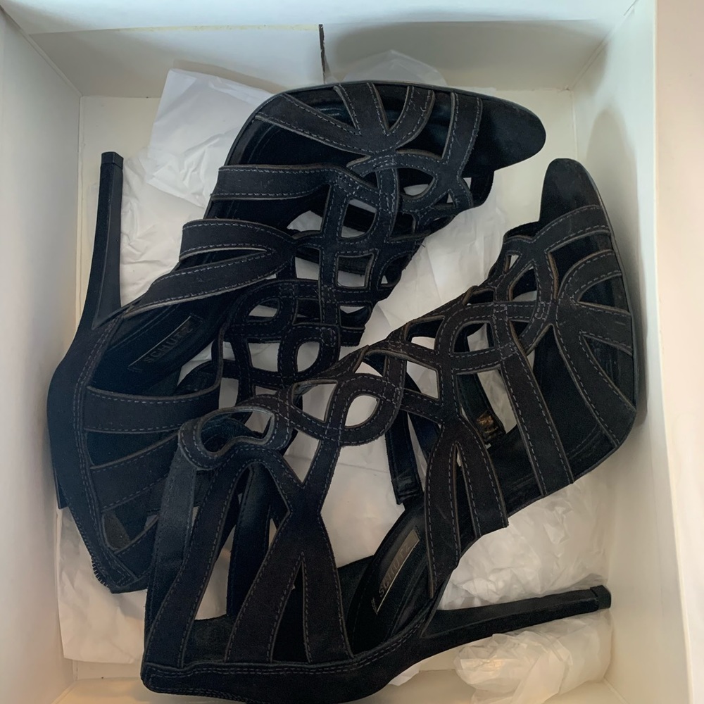 Black SCHUTZ high heels